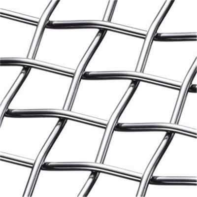 Steinbruchfiltration 304 316 Edelstahl Anti-Schnitt-Kräuseldrahtgeflecht, glatt gewebtes SS-Sicherheitsnetz aus gewebtem Metall zur Betonverstärkung