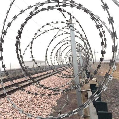 Hot Dip Galvanized Stacheldrahtseil Seil Schwerlastdrahtnetz Zaun Anti-Klettern Sicherheit Farm