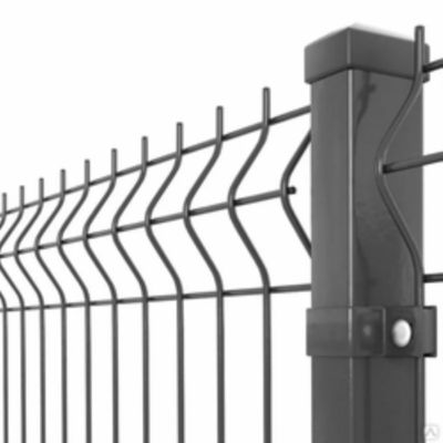 Galvanisierter + Pulverbeschichteter 3D-gebogener Zaun mit 1,8 m - 2,5 m Höhe für umweltfreundliche Außensicherheit