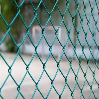 Bauernhof Feld PVC Diamantnetz Zaun Kunststoff bedeckt Kettenverbindung Zaun 1000-2500mm