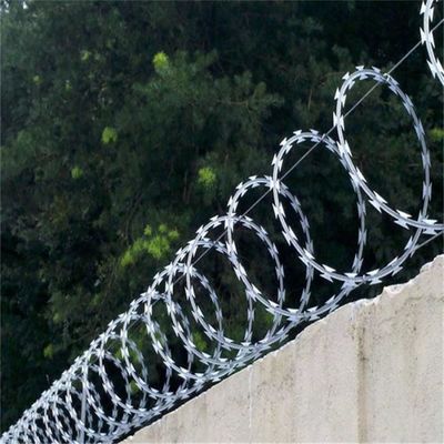 Edelstahl& Eisen & Galvanisiertes Rasiermesser Stacheldraht Rasiermesser Drahtnetz Stacheldraht
