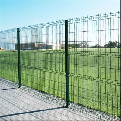 PVC-beschichtet Grün Customized 3D gekrümmter geschweißter Drahtnetz Zaun Panel Outdoor Galvanized Biegen Metallnetz Zaun