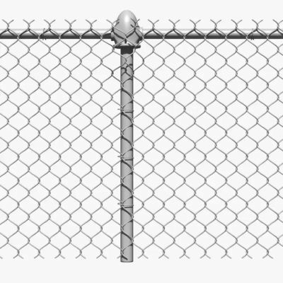 Hochwertige 6 Fuß 8FT 10FT PVC Kettenverbindung Zaun Preis Galvanisierter Zyklondrahtzaun Metallplatte für Garten im Freien