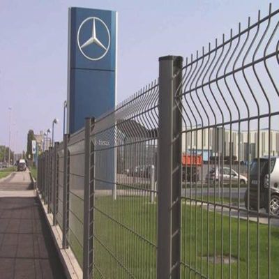 Fabrik-direkter 3D-kurver Zaun mit 50×100mm-Gitter, warmverzinkt und elektrostatisch gesprüht für einfache Montage