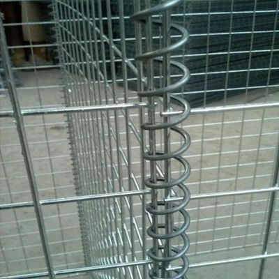 In Lager Galfan beschichtet Gabion Wand Bau Korb geschweißtes Mesh Stein Käfig für Gabion Mesh für Gabion Wand Bau