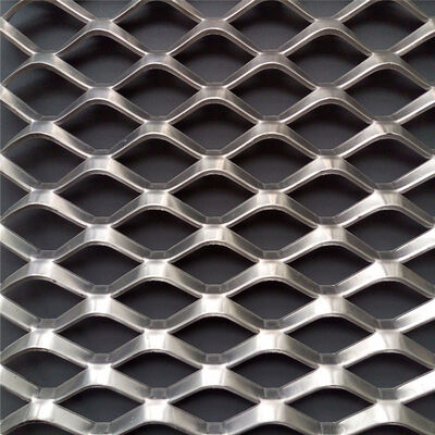 Anping Fabrik Lieferung 4*8ft Stahl/Aluminium Erhöhte Diamant Flach erweiterte Metallnetz