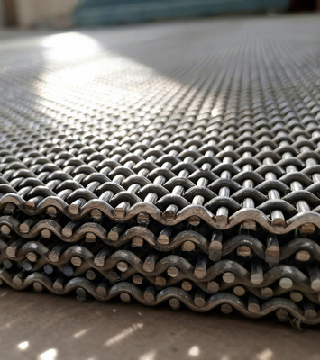 Hochtemperaturbeständig gekrempeltes Drahtnetz mit individueller Öffnung und mehreren Materialoptionen für den industriellen Einsatz