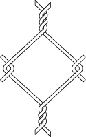 50x50mm Warmgetr&auml;nktes Verzinktes Kettenverbindungszaun aus Stoff Zyklondrahtnetz 0