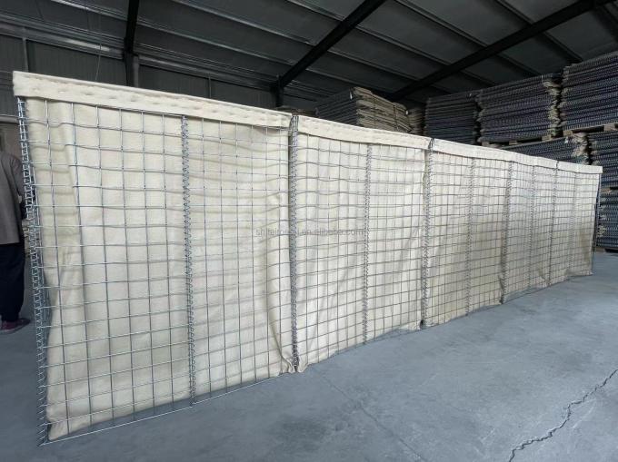 Schwergewicht Mil1 Mil7 Hesco Bastion Barrier Sands&auml;cke Hexagonal Loch 3