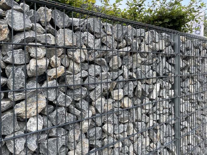St&uuml;tzw&auml;nde Galvanisierte Gabiongl&auml;den Steink&auml;fig geschwei&szlig;t 200x100x50cm 10