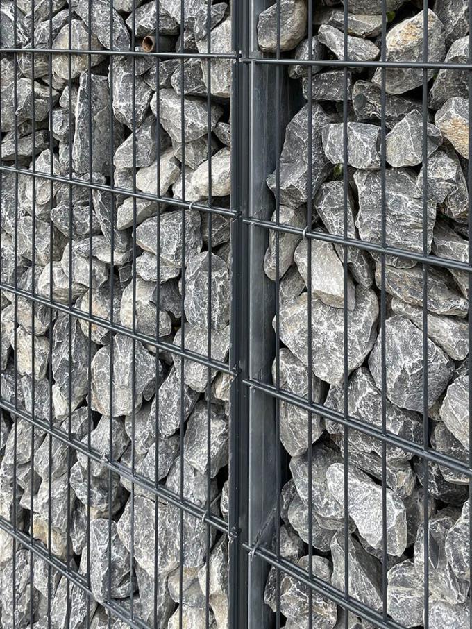 St&uuml;tzw&auml;nde Galvanisierte Gabiongl&auml;den Steink&auml;fig geschwei&szlig;t 200x100x50cm 11