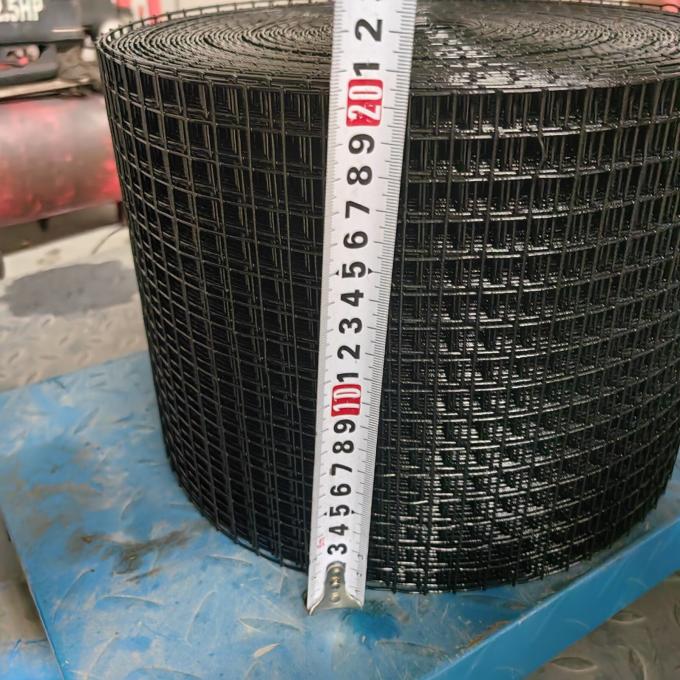 Schwarz PVC beschichtet Schwei&szlig;drahtzaun Quadrat 1/2 Galvanisiertes Schwei&szlig;drahtnetz in Rollen 4