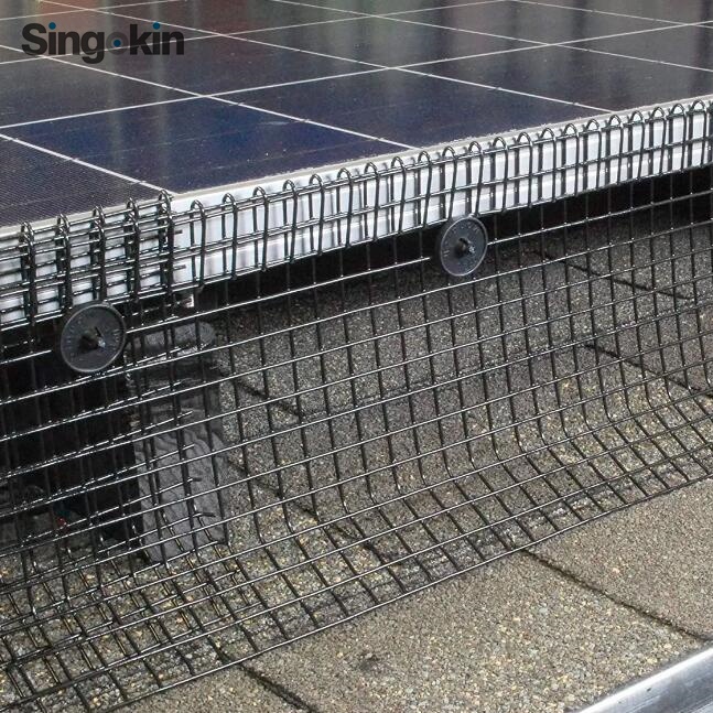 Schwarz PVC beschichtet Schwei&szlig;drahtzaun Quadrat 1/2 Galvanisiertes Schwei&szlig;drahtnetz in Rollen 8