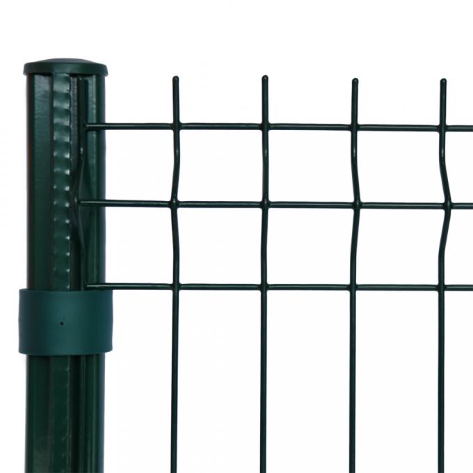 Yard Link 3D curved Fence Pvc Coated Iron Wire Fence Steel Panel Forti V Fold Welded Wire Mesh Panel