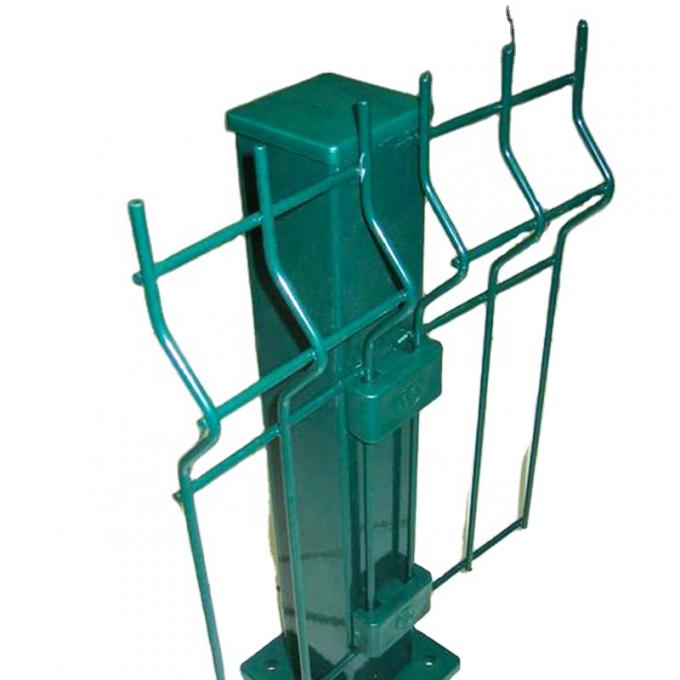 Pvc beschichtet 3d Schwei&szlig;draht Zaun gekr&uuml;mmter Metall Garten Zaun 2,3m*3m 0