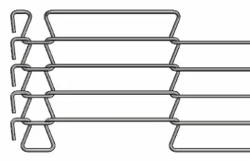1.0mm-3.0mm Edelstahldrahtnetzf&ouml;rderband f&uuml;r Ofen 1