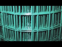 Baumaterialien Pulverbeschichtet 25mmx25mm Grünes PVC-Schweißdrahtnetz