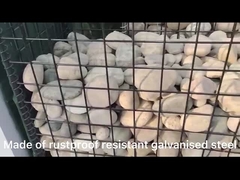 Gabion-Korb-Gitter galvanisiert geschweißte Gabion-Box 2*1*1 geschweißte Gitter Stein Käfig