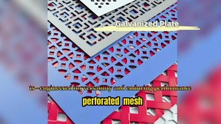Perforiertes Netz